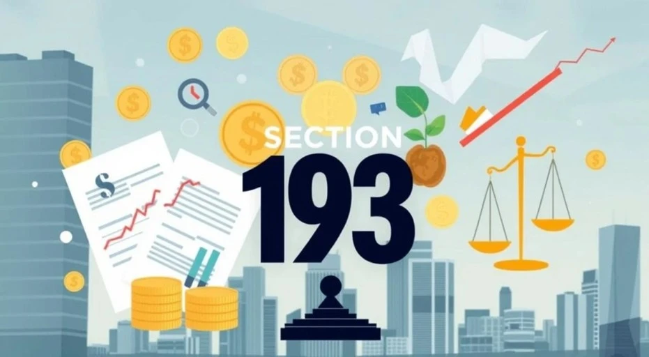 TDS On Interest and Security Under Section 193